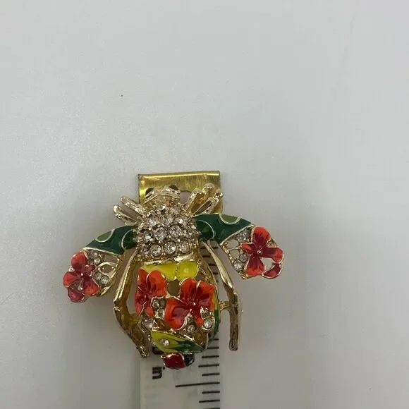 Joan Rivers Orchid Bee Pin - Picture 6 of 8